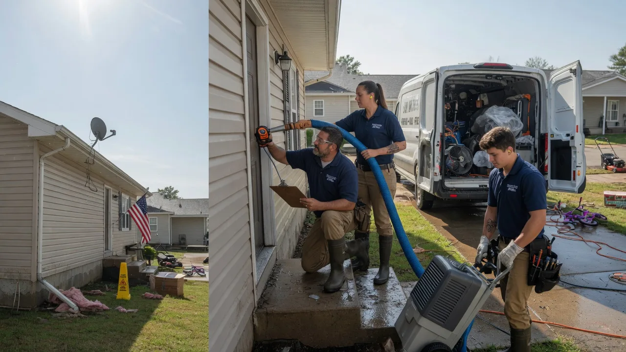 Ceiling Water Damage Restoration in Fort Dodge, KS near me